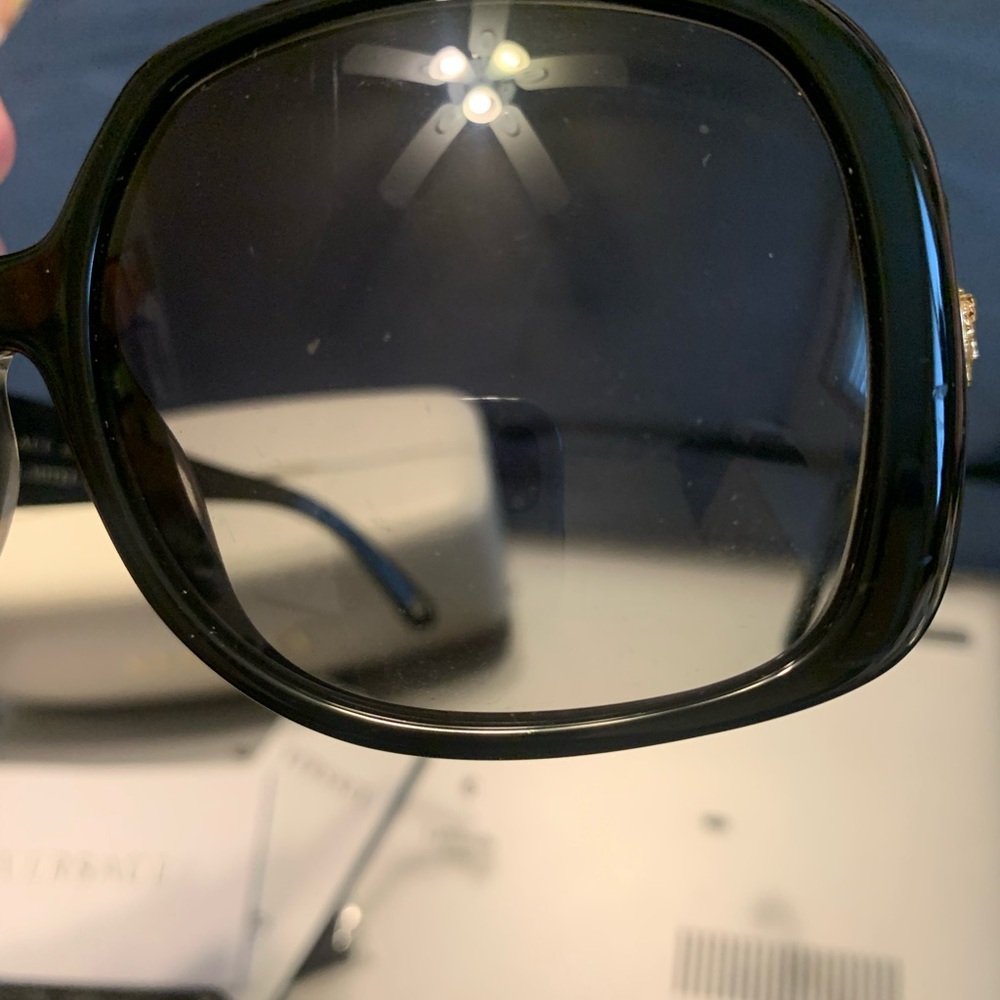 Versace Black Gradient Square Sunglasses - image 12